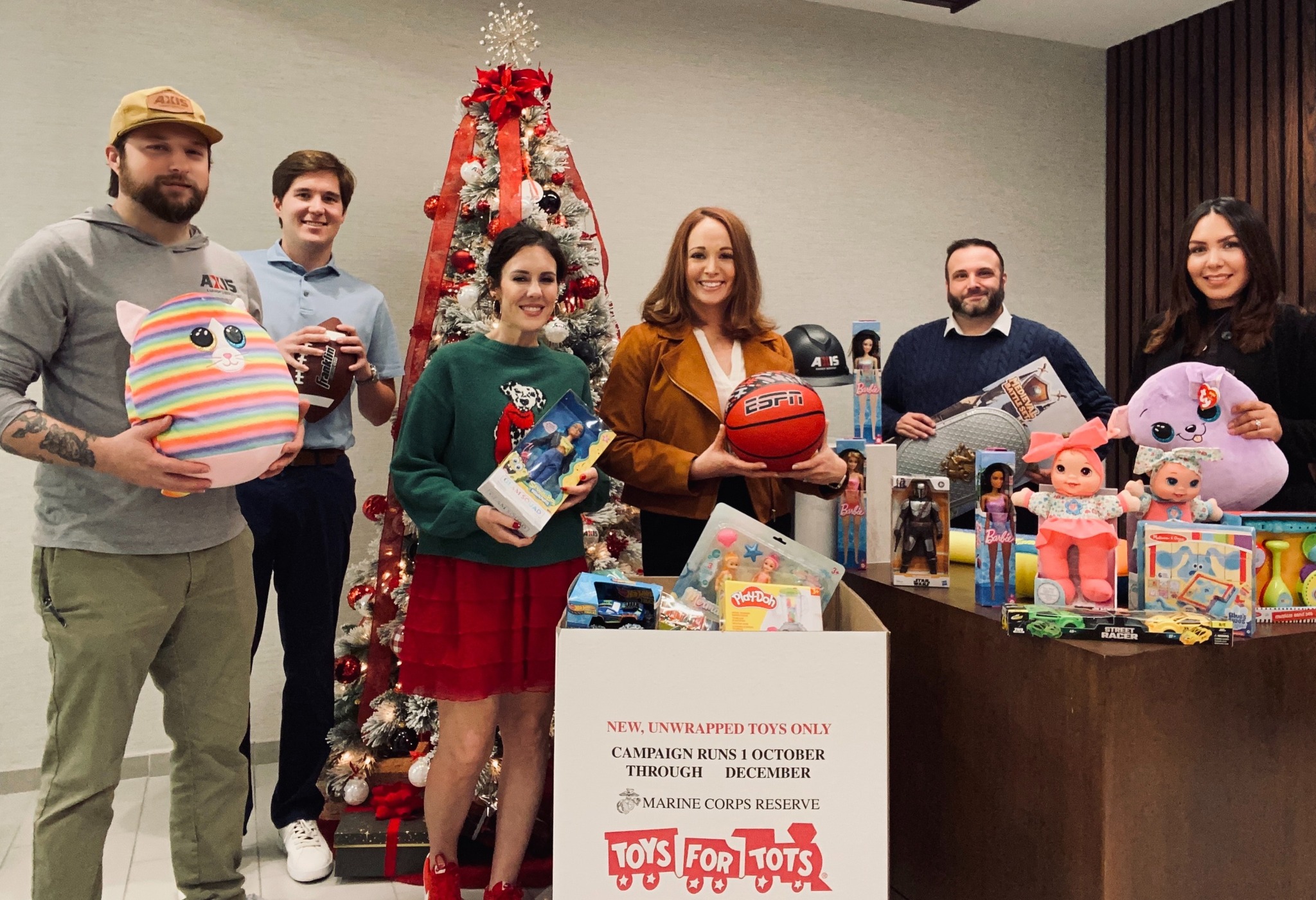 Axis Corporate Host Drive for U.S. Marine Corps Toys For Tots.